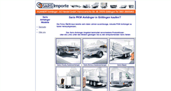Desktop Screenshot of anhaengerangebot.de